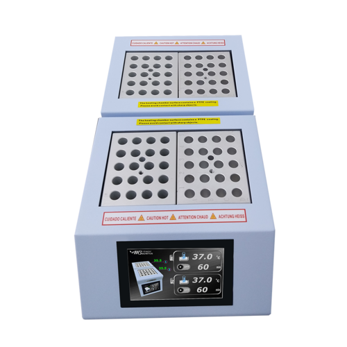 Elite Dual 恆溫乾浴器, EL-02DT 系列示意圖