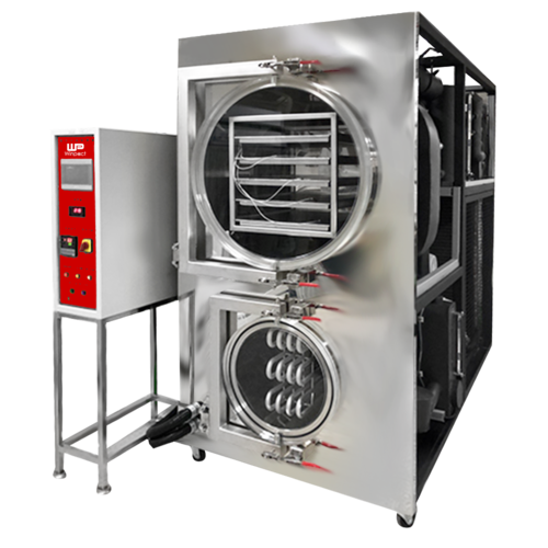 Shelf Type Vacuum Freeze Dryer示意圖