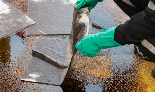 SPILFYTER吸油棉示意圖