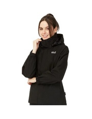 女 SympaTex 3L 兩件式防風防水保暖外套 (內件化纖保暖外套)『經典黑』示意圖