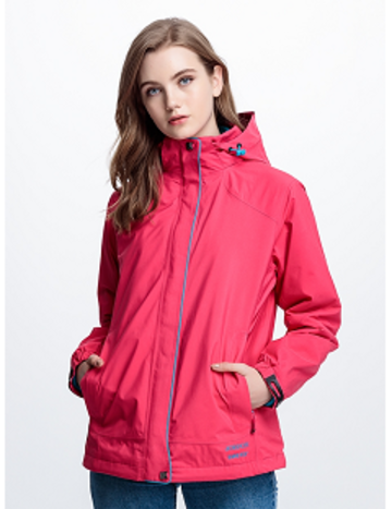 [JORDON]女款 GORE-TEX+POLARTEC超輕保暖兩件式外套『紫色』『桃紅』示意圖