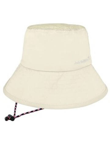 透氣網頂漁夫帽 遮陽帽『米白』示意圖