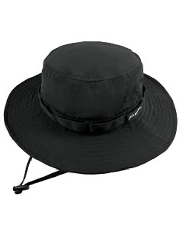 防撥水圓盤帽 拼接遮陽帽『黑』示意圖