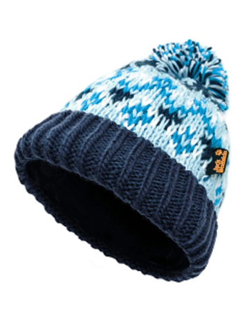 時尚混色針織保暖帽 毛帽『藍色』示意圖