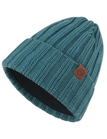 直紋針織內刷毛保暖帽 毛帽『青藍』示意圖