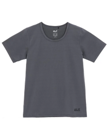 男 抗菌銅纖維透氣排汗內衣 T恤『鐵灰』示意圖