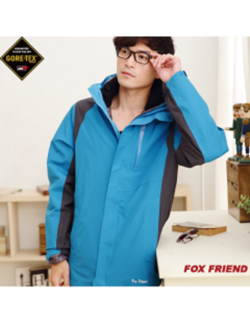 [FOX FRIEND]男款 GORE-TEX單件外套『蔚藍』示意圖