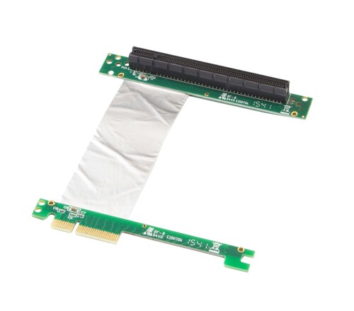 PCIe X4 Riser Card for 1U示意圖
