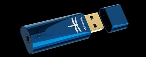 AudioQuest 藍蜻蜓 DragonFly Cobalt USB DAC/耳擴示意圖