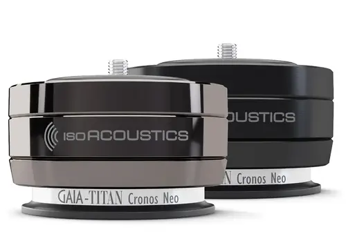 GAIA TITAN Cronos Neo 落地式喇叭墊 IsoAcoustics示意圖