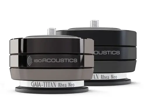 GAIA TITAN Rhea Neo 落地式喇叭墊 IsoAcoustics示意圖