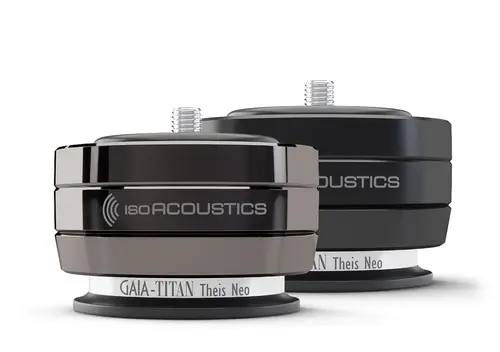 GAIA TITAN Theis Neo 落地式喇叭墊 IsoAcoustics示意圖