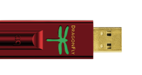 AudioQuest 紅蜻蜓 DragonFly Red USB DAC/耳擴示意圖