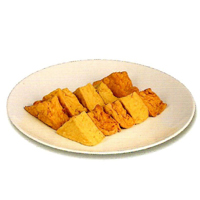 三角油豆腐(基改)示意圖