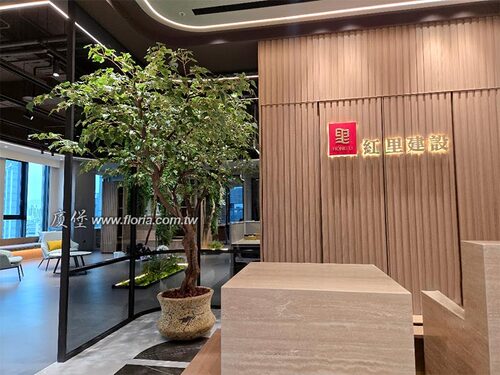 【汐止 紅里建設人造植樹工程】示意圖