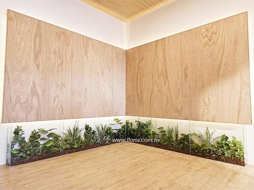 【員林 銷售接待中心 空間綠化】示意圖