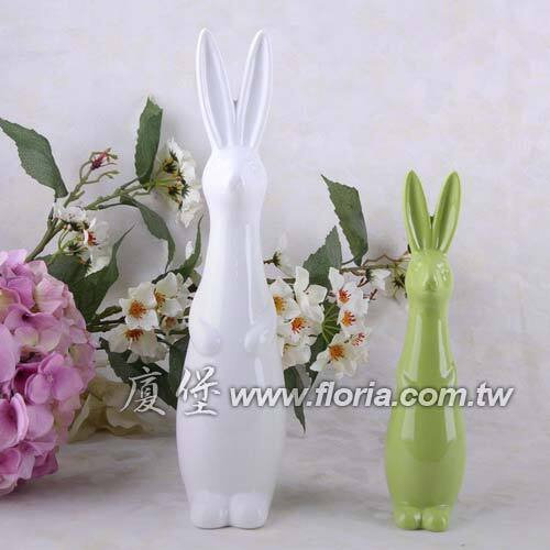 兔子造型陶瓷擺飾示意圖