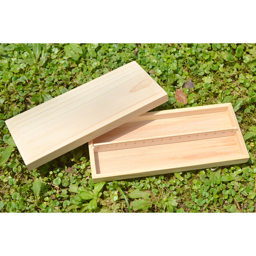 檜木筆盒示意圖