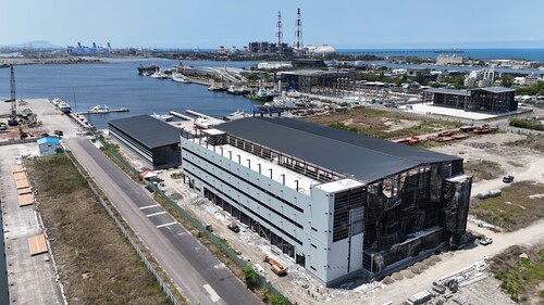 嘉泰遊艇興達段58、99地號土地廠辦新建工程示意圖