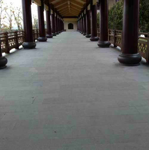 藏經樓第二平台拜台迴廊地坪石材工程圖片