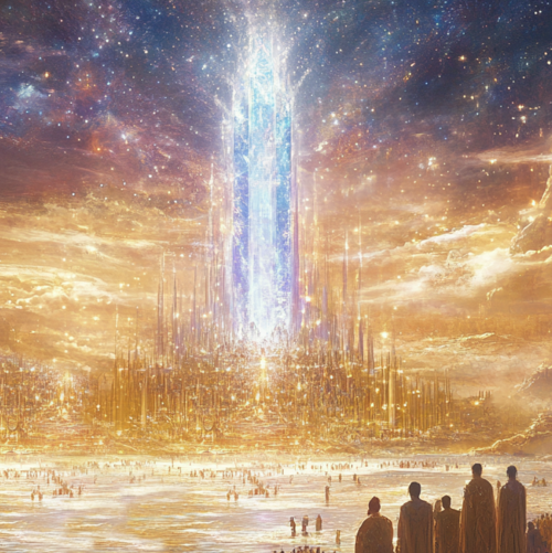 人是一條靈光來投胎示意圖