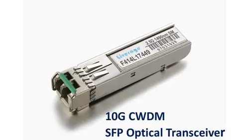 10G CWDM SFP 光收發器示意圖