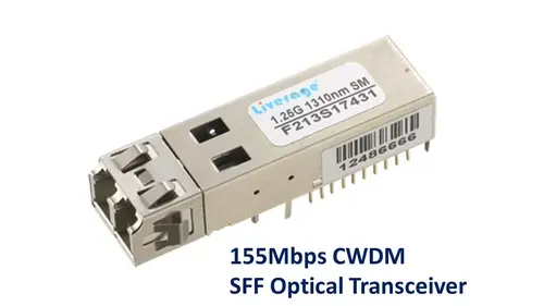 155Mbps CWDM SFF 光收發器示意圖