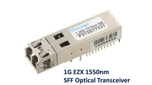 1G EZX 1550nm SFF 光收發器示意圖