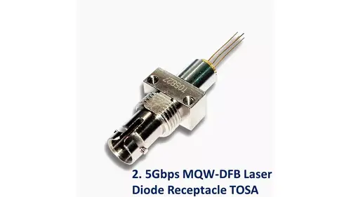 2. 5Gbps MQW-DFB 雷射二極體插座 TOSA示意圖