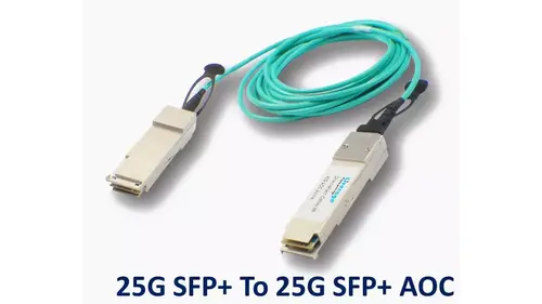 25G SFP+至25G SFP+AOC示意圖