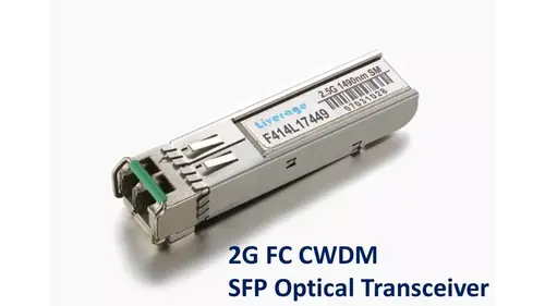 2G FC CWDM SFP 光收發器示意圖