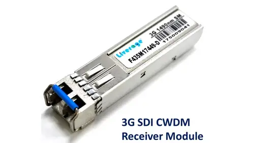 3G-SDI-CWDM 接收器模組示意圖