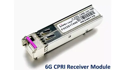 6G CPRI 接收器模組示意圖