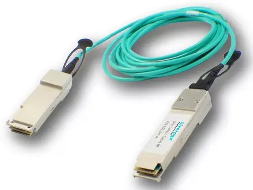 100G QSFP28 至 100G QSFP28 主動光纜 (AOC)示意圖