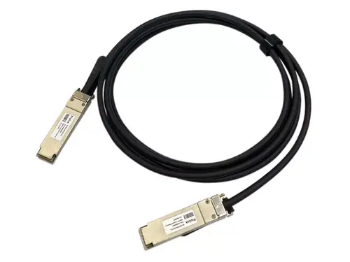 用於 QSFP+ 到 QSFP+ 的直連式銅纜組件示意圖