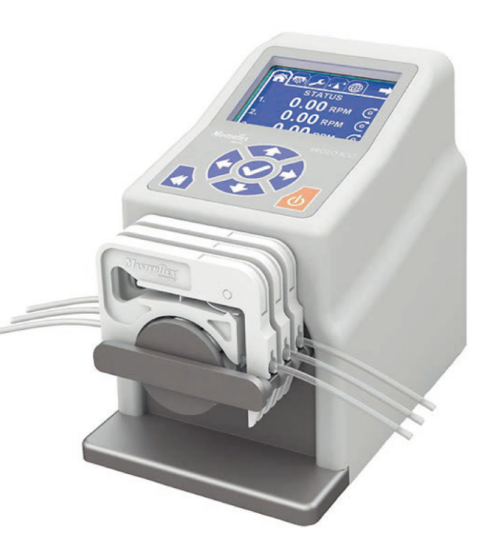 MASTERFLEX® ISMATEC® REGLO獨立管道控制(ICC)的蠕動幫浦示意圖