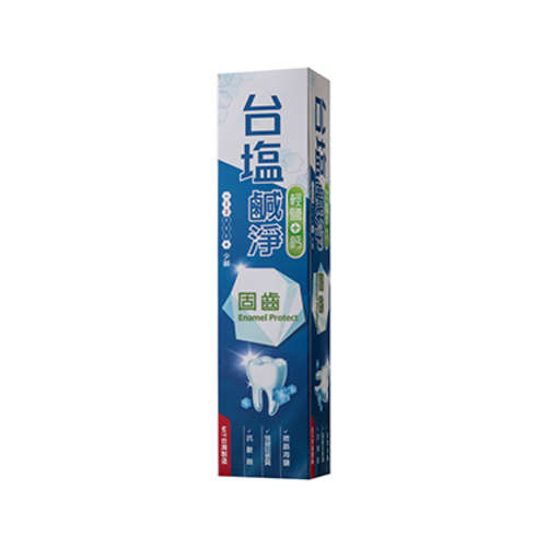台塩鹹淨固齒牙膏示意圖