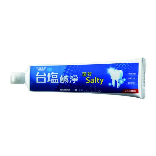 台塩鹹淨潔效牙膏示意圖