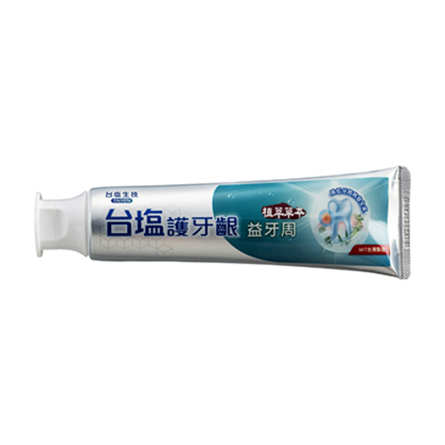 台塩護牙齦益牙周牙膏示意圖
