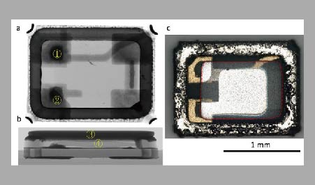 PFIB analysis on quartz device