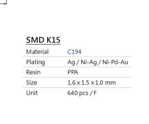 SMD K15示意圖