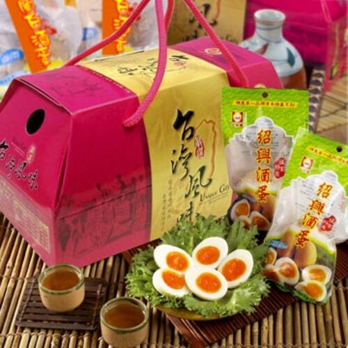 埔里紹興酒蛋+愛蘭白酒蛋－年節禮盒(伴手禮盒)示意圖