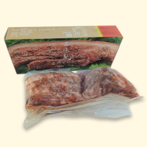 埔里名產－紹興鹹豬肉示意圖
