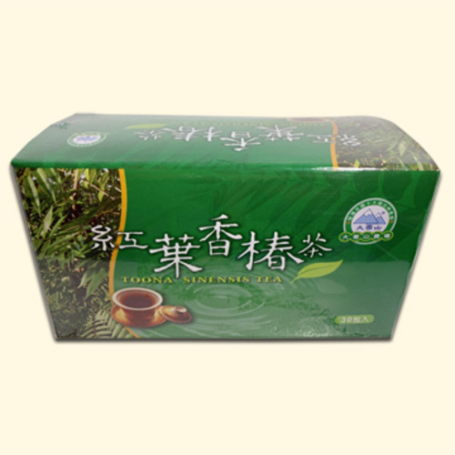 埔里大雪山農場 - 紅葉香椿茶包示意圖