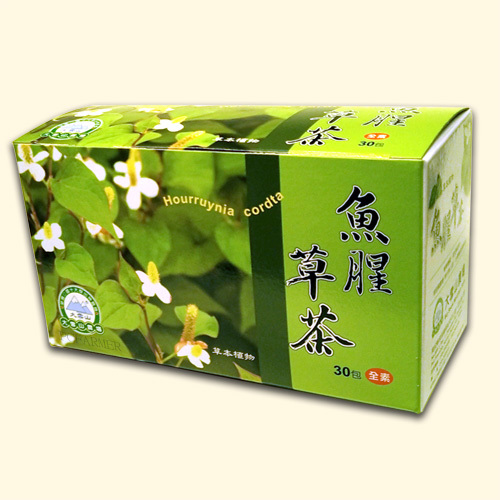埔里大雪山農場 - 魚腥草茶包示意圖