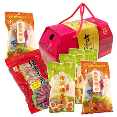 埔里風味－紹興酒蛋香腸123年節禮盒(伴手禮盒)示意圖