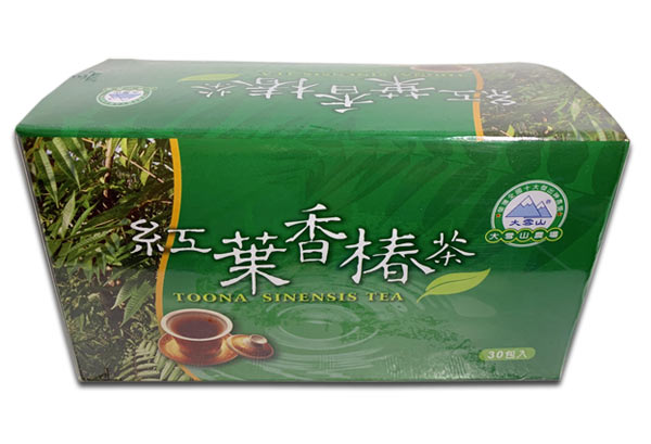 紅葉香椿茶外包裝