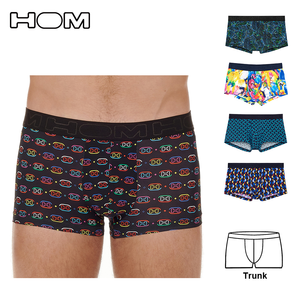 Trunk 男四角褲示意圖