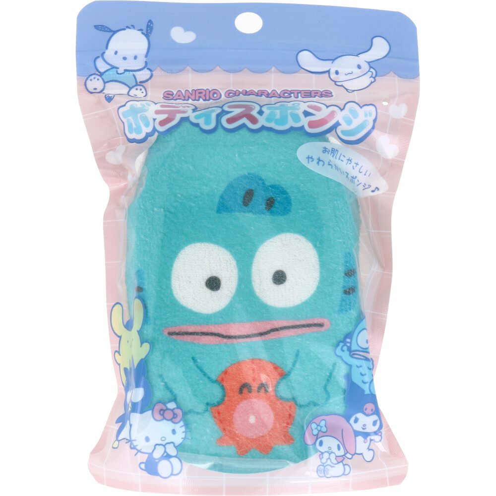 Santan造型沐浴海綿(人魚漢頓)示意圖