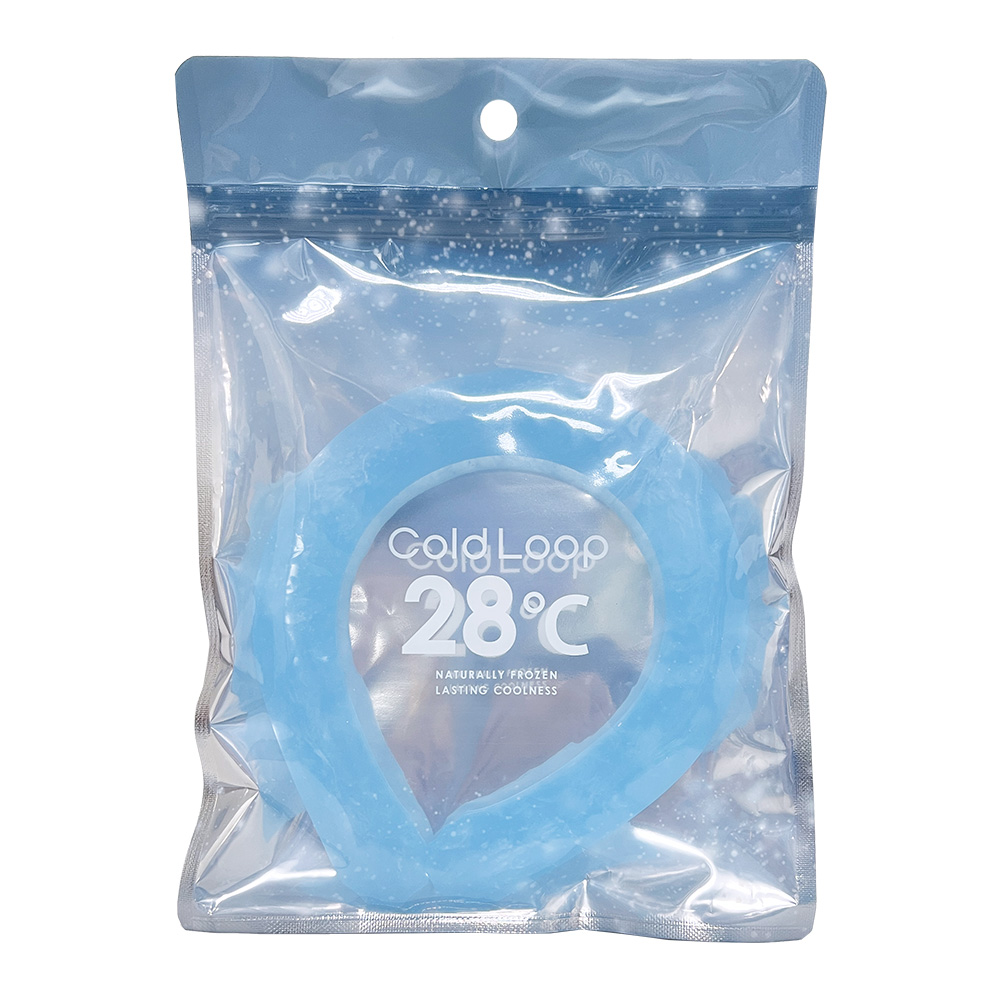 Santan涼感頸圈-基本款藍色示意圖